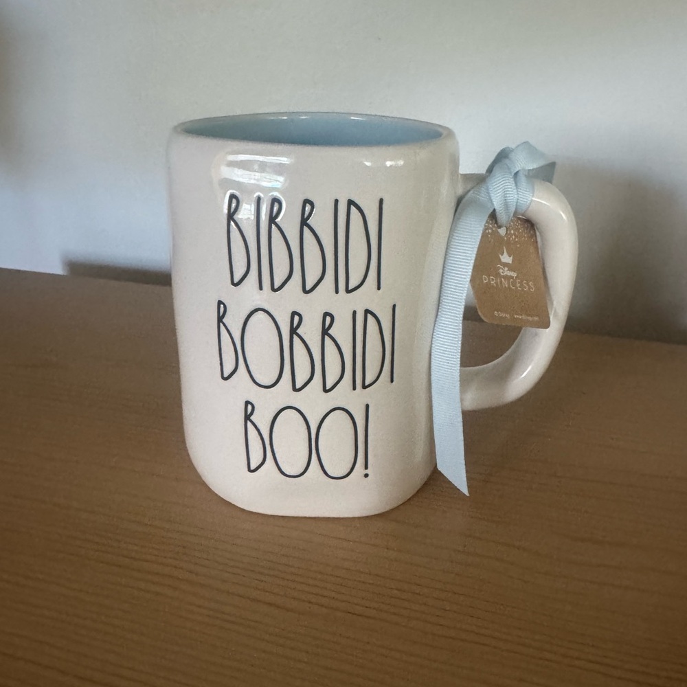 Rae Dunn Cinderella Mug with Blue Interior